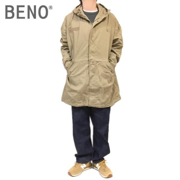 難燃 ビッグシルエット ドロップショルダー モッズコート Mods coat ストリート アウトドア キャンプ BENO ビーノ オーバーサイズモッズコート