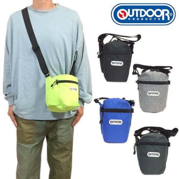 OUTDOOR PRODUCTS アウトドアプロダクツ COVER UP カバーラップ サイドポケット付き ミニショルダーバッグ ミニポーチ 男女兼用 ユニセックス お出掛け