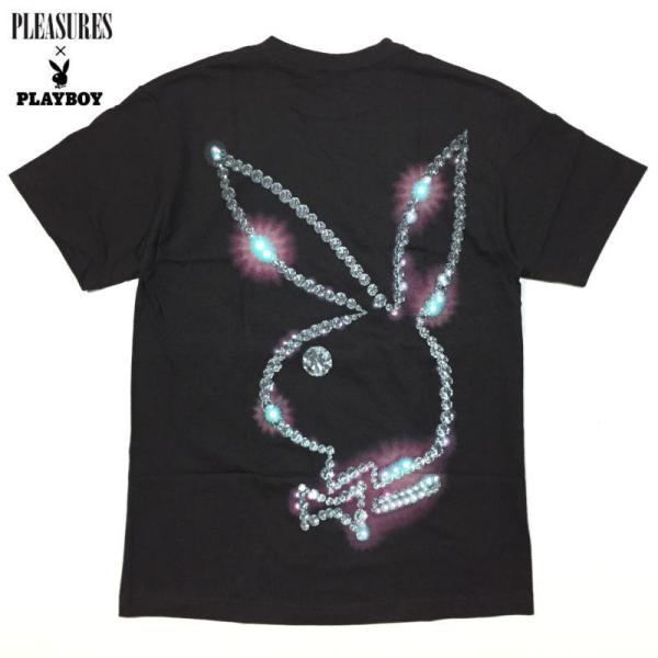 正規インポート商品 プレジャーズ PLEASURES × PLAYBOY プレイボーイ コラボ Tシャツ ICY T-SHIRT BLACK