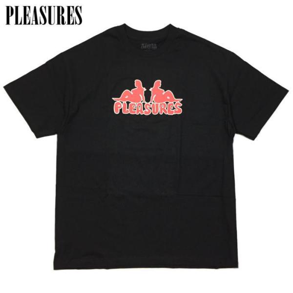 正規インポート商品 プレジャーズ PLEASURES Tシャツ グラフィックＴシャツ THICC LOGO TSHIRT BLACK XLサイズ