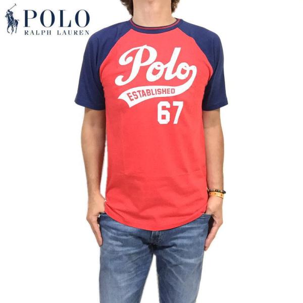 POLO RALPH LAUREN メンズＭ相応 US ボーイズライン ラグラン ベースボール ヴィンテージ柄 Tシャツ ボーイズＸＬ メンズ レディース スクリプトロゴ