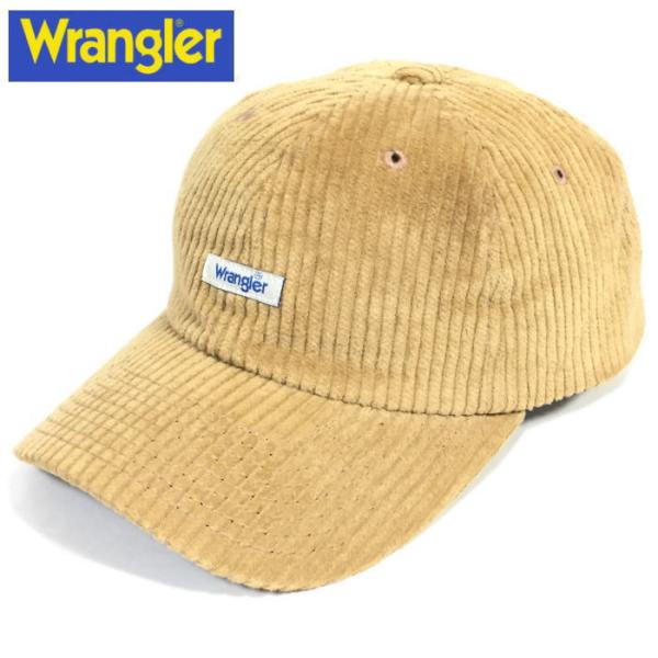 キャップ 帽子 Wrangler ラングラー コーデュロイ ロゴパッチ キャップ メンズ レディース コーデュロイキャップ ローキャップ ユニセックス ベージュ