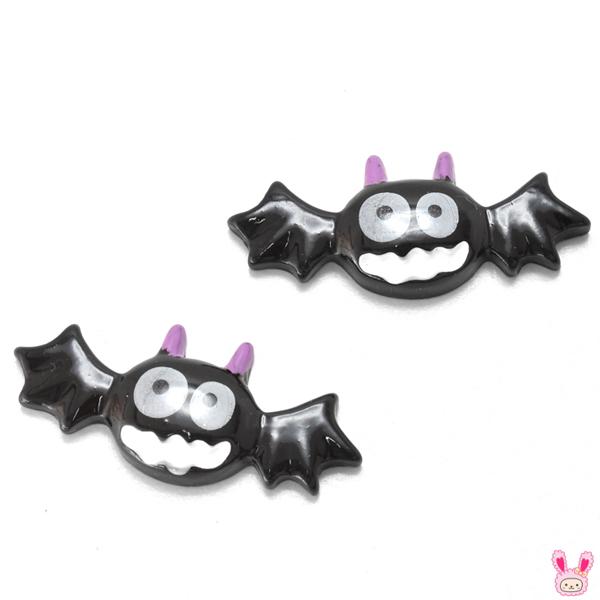 Ubb1 デコパーツ ハロウィン コウモリ2個 まんま母さんのりぼん 通販 Yahoo ショッピング