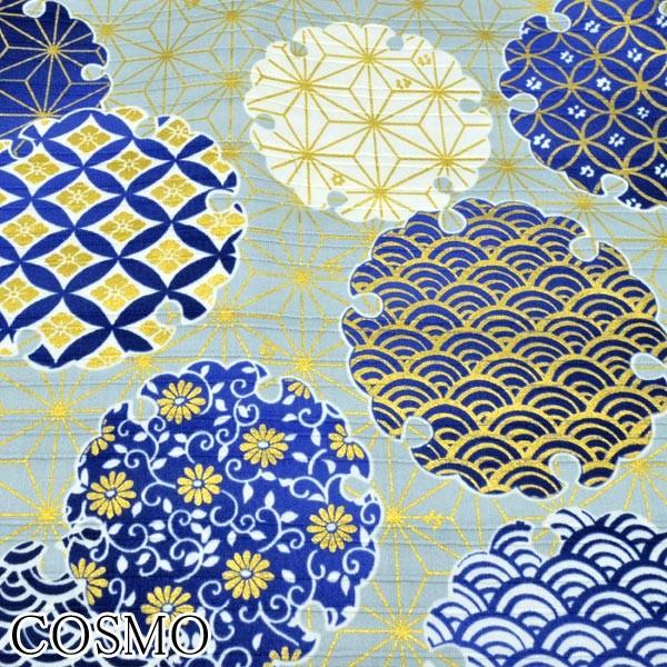 A コスモ 生地 スラブサテン 麻の葉と和柄の模様 B水色 10cm Ap 02704 2 色彩紋様 Cosmo 20240051 まんま母さんのりぼん 通販 Yahoo ショッピング