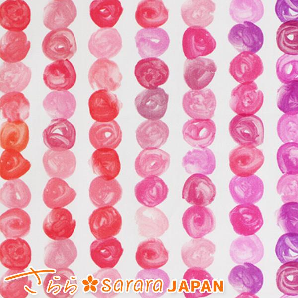 A さらら シーティング生地 水玉グラデーション A赤系 10cm Dpj 011 A Sarara Japan まんま母さんのりぼん 通販 Yahoo ショッピング