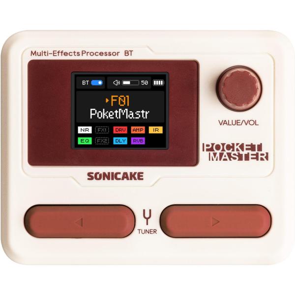 SONICAKE ポケットマスター QME-10 PP マルチエフェクトペダル SONICAKE Pocket Master / Purple [QME-10PP] ソニケーキ