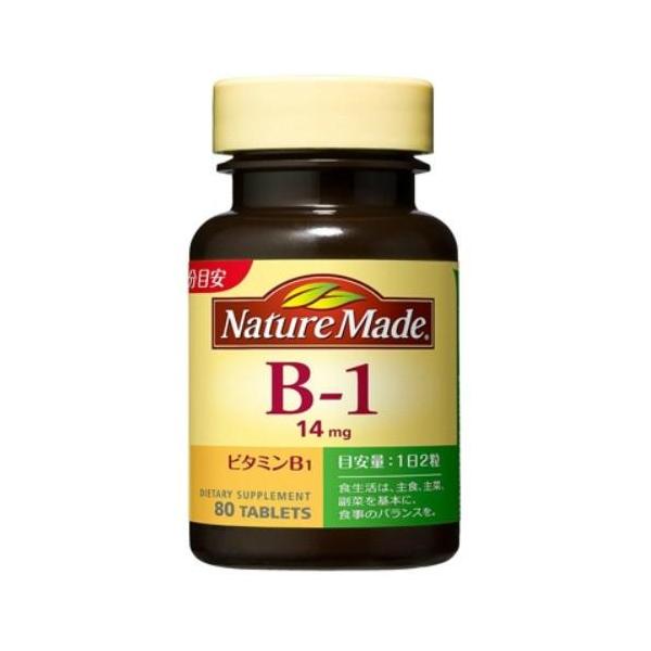 他サイト： 送料無料!メール便 ネイチャーメイド ビタミンＢ-1(80粒)の商品画像