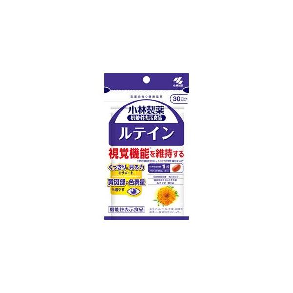 小林製薬 ルテイン 約30日分 30粒 :4987072040591:まんまるストア