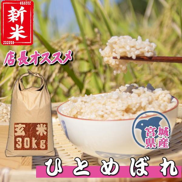 新米 ひとめぼれ 30kg 宮城県産 玄米 datekura-takumi_dk-mhg-30k