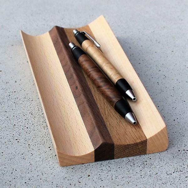 ペントレー 木製 モザイク ペントレイ デスクトレイ ペン置き おしゃれ オイル仕上げ 小物置き 天然木 ペン皿 筆置き メガネ置き オーク ビーチ ウォルナット Buyee Buyee 日本の通販商品 オークションの代理入札 代理購入