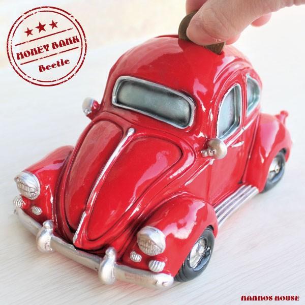 おもしろ 貯金箱 おしゃれ 旧車 かわいい アメリカン雑貨 コインバンク 赤 レッド 面白い プレゼント ギフト オブジェ Oab Moneybank Beetle マンモスビレッジ Yahoo 店 通販 Yahoo ショッピング