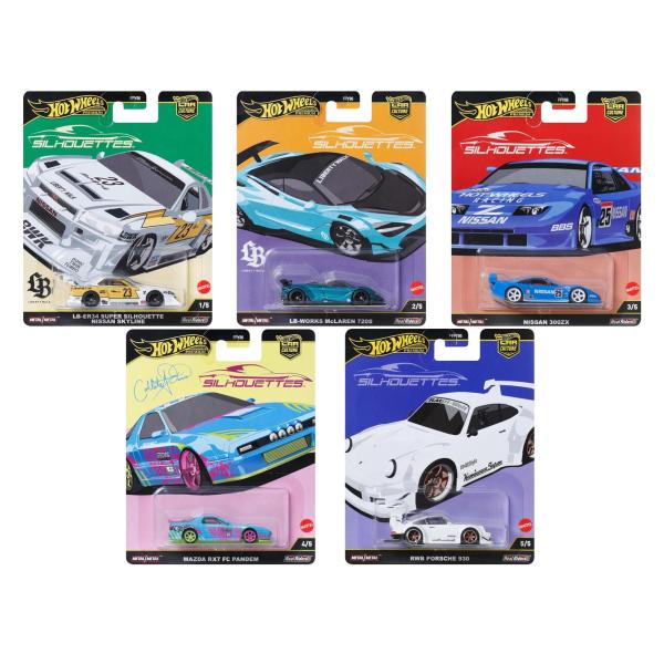 MATTEL 4/12発売 カーカルチャー シルエット 5種セット (JBK58 MATTEL 4/12発売 カーカルチャー シルエット 5種セット (JBK58