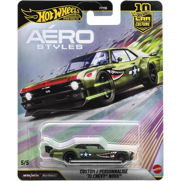 カスタム `70 シェビー ノヴァ (エアロスタイルズ AERO STYLES) (ホットウィール ミニカー おもちゃ) (10/17発売)