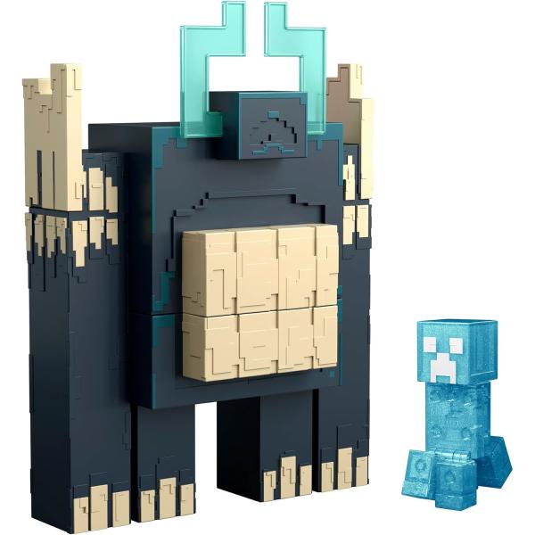 マインクラフト ダンジョンズII ツイステッド・ウォーデン クリーパー付き (マイクラ おもちゃ JMK46)