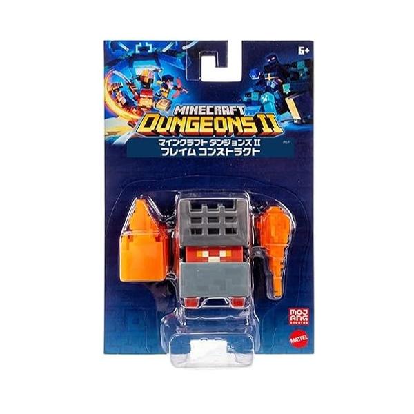マインクラフト ダンジョンズII ベーシックフィギュア フレイムコンストラクト (マイクラ  おもちゃ JML81) (3.25インチスケール フィギュア)