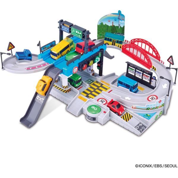 ちびっこバス タヨ くねくね道路＆信号機プレイセット (バンダイ TAYO おもちゃ) (10/10発売)