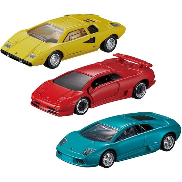 トミカプレミアム セット フェラーリ ランボルギーニ カウンタック ランクル等 トミカ トミカプレミアム ランボルギーニ 3モデルズコレクション