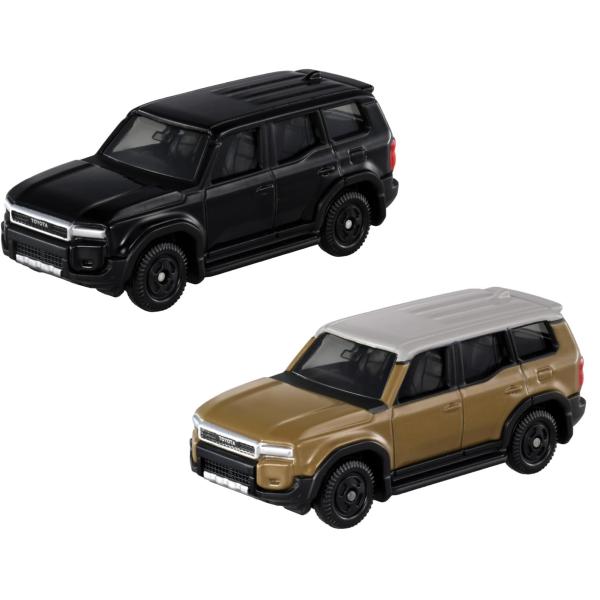 トミカ2トヨタランドクルーザー アドベンチャーフィールド若宮レッド日本製 トミカ No.17 トヨタ ランドクルーザー 250 2台セット (通常版+