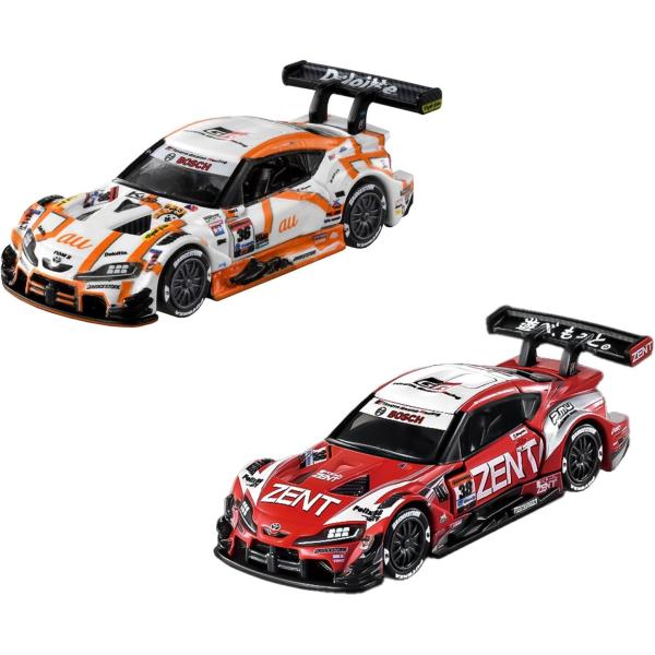 トミカプレミアム Racing GRスープラ 2種セット (au TOM'S + ZENT