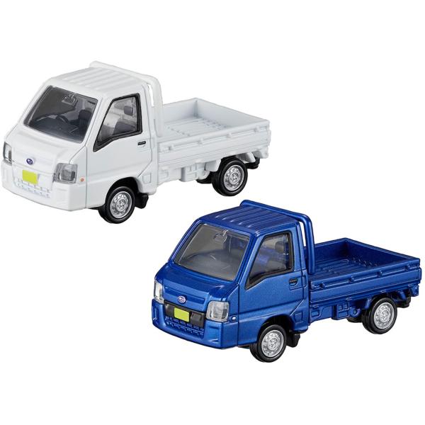 トミカプレミアム 27 スバル サンバー 2台セット (通常版+発売記