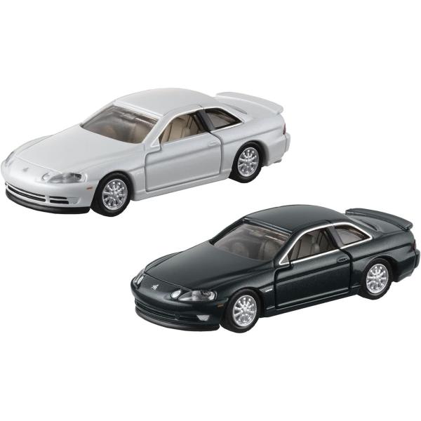 トミカプレミアム No.47 トヨタ ソアラ 4.0GTリミテッド 2カラー(通常カラー+発売記念仕様カラー)の2台セットです。(C) TOMY