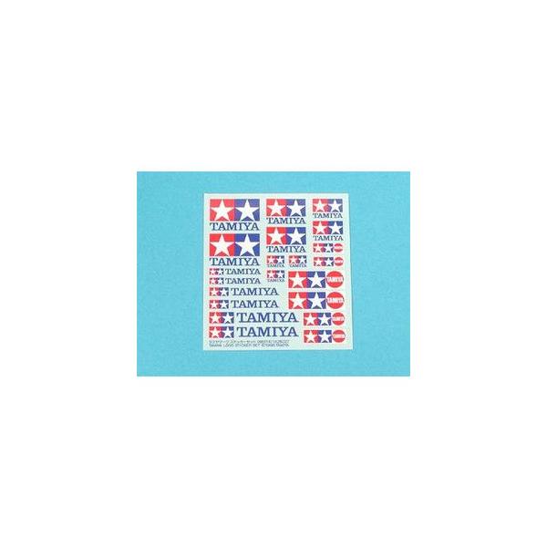 タミヤロゴ入りステッカーです　サイズ：90mm×100mm　 