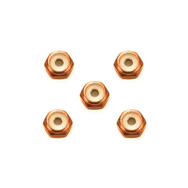 ミニ四駆 タミヤ 95556 2mmアルミロックナット （オレンジ5個