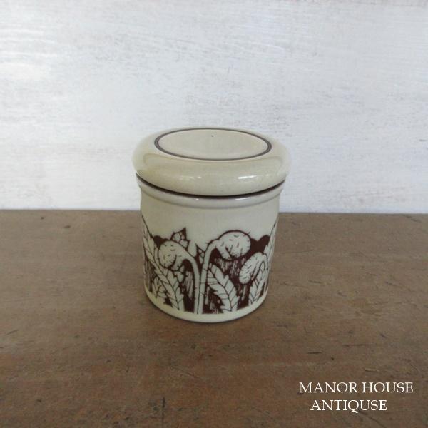 イギリス製 Hornsea ホーンジー コーンローズ マスタードポット 調味料