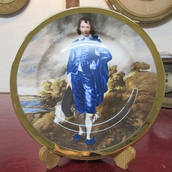 イギリス製 インテリア雑貨 キッチン雑貨 お皿 絵皿 プレート ゴールド