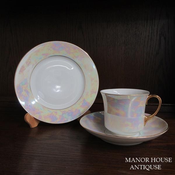 チェコスロバキア製　Moritz Zdekauer カップ&ソーサー+etc Moritz Zdekauer カップ&ソーサー プレート チェコスロバキア製 Moritz