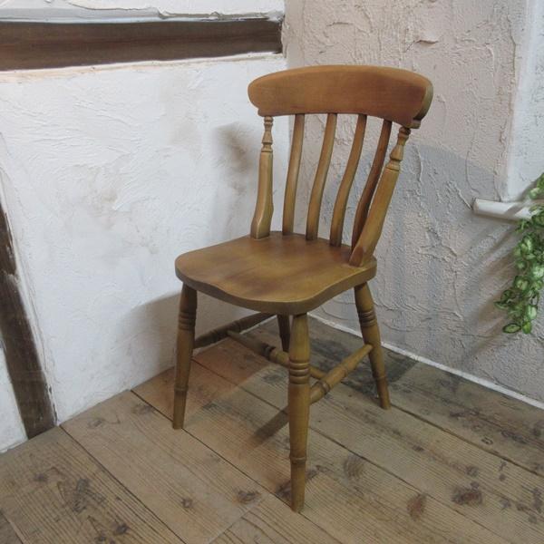 イギリス アンティーク 家具 キッチンチェア スティックバック 椅子