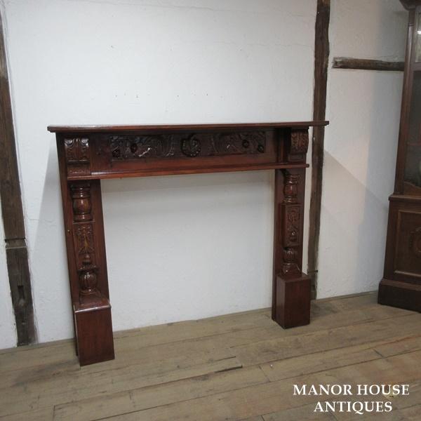 6163e イギリス アンティーク 家具 マントルピース ファイヤーサラウンド 暖炉 リビングインテリア 木製 英国 OTHERFUNITUREサイズ　W:1501　D:230　H:1283　※若干の誤差はご容赦下さい。※スマートフォンでご...