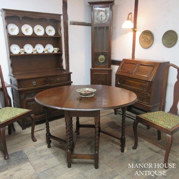 ☆アンティークダイニングテーブル【イギリス産ダークブラウン】