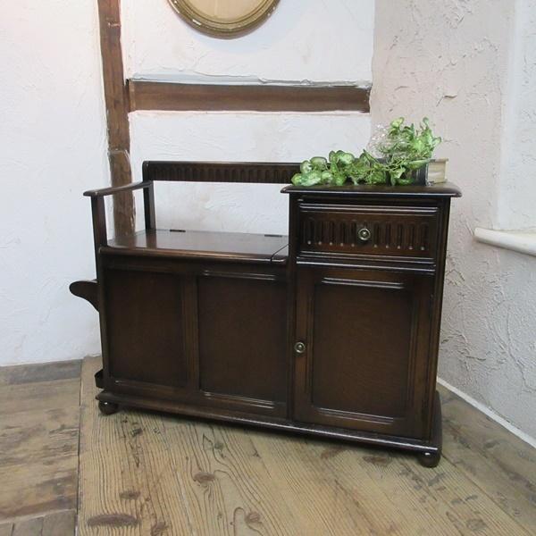イギリス アンティーク 家具 サイドボード キャビネット 什器 英国 6969c