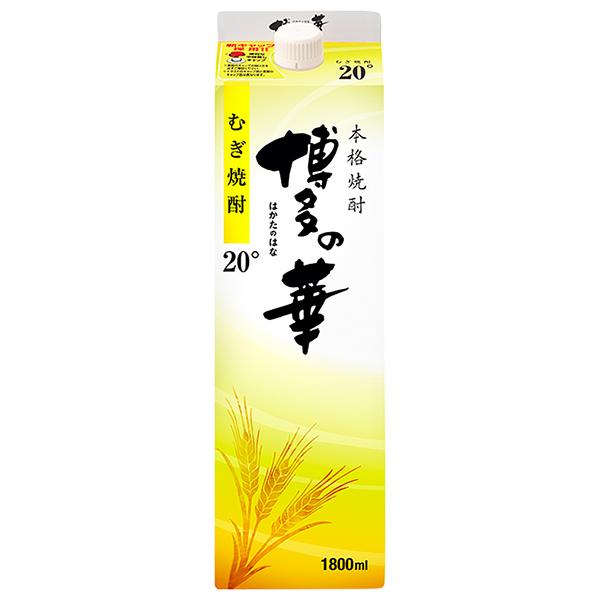 麦焼酎 博多の華 1800mmX9本 博多の華 福徳長酒類 本格麦焼酎 麦 20度 紙パック 1.8L 1800ml 1梱包6