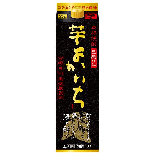 本格焼酎 よかいち 芋 1800ml 25%　6本 よかいち 宝酒造 寶 宝焼酎 本格焼酎 芋 黒麹仕込 25度 紙パック