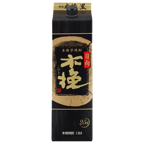 雲海酒造 本格芋焼酎 日向木挽 黒 25度 紙パック 1.8L 1800ml 1梱包6本まで 包装不...