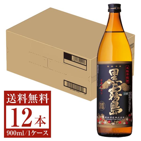 国際ブランド】 霧島酒造 黒霧島 チューパック 25度 1.8L 1800ml 6本入