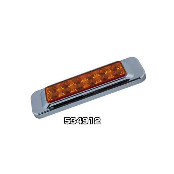 ジェットイノウエ LED サイドマーカー角型 24V車用 レンズ色 アンバー