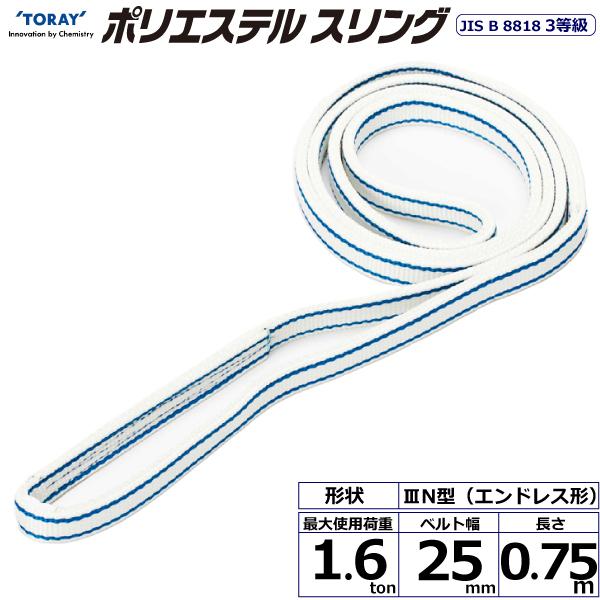 �|���G�X�e���X�����O PET3N �G���h���X�` 1.6ton ��25mm ����0.75m �x���g�X�����O �X�����O�x���g �ʊ|���X�����O