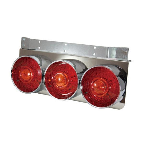 ジェットイノウエ 丸型3連テールランプ大型 リレー無 左右セット