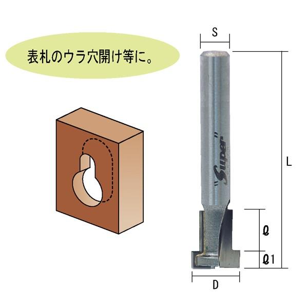 ライト精機（LIGHT SEIKI） トリマ用キーホールビット TR-57 トリマー