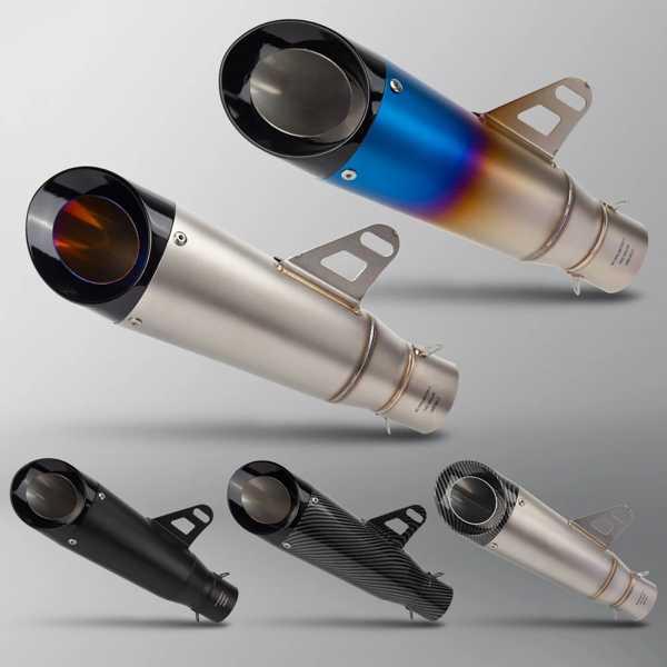 マフラー モーターのための38-51mmユニバーサルオートバイの排気パイプマフラーピットバイクエスケープポット 38-51mm Universal  Motorcycle Exhaust バイクマフラー 32 ミリメートルオートバイマフラーステンレス鋼排気管フィットストリートバイクスクーターダートピット  ... ートバイ排気パ サイレンサー オートバイ 50cc-125cc 28 ミリメートル 32 ミリメートル 38 ミリメートル排気マフラ