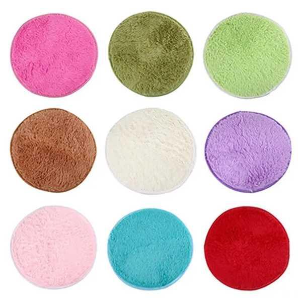 家の装飾ソフトバスベッドルーム滑り止めフロアシャワーラグヨガぬいぐるみラウンドマットフロアパズルパッドトイレ浴室ラグクッション仕様:柔らかく快適なタッチスキンは、厚くて暖かい子供たちに完全に会います。メッシュラバーソール設計、効果的な滑り止...