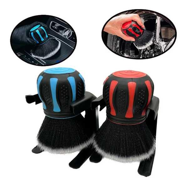 【互換品】 収納 ラックカバー付き 車 ディテールブラシ 柔らかい毛 車内 ダストクリーナー 車 ディテールブラ