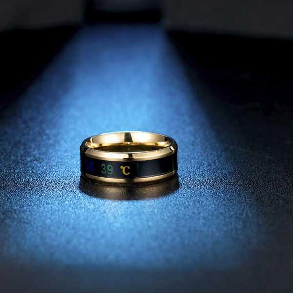 注: 温度が摂氏27度を超える場合は、リングを着用し、温度が表示されるまでしばらくお待ちください製品名: スマートセンサーボディステンレス鋼ラブバンドリング製品素材: チタン鋼製品カラー: シルバー/ゴールド/ブラック/ブルー製品サイズ: ...