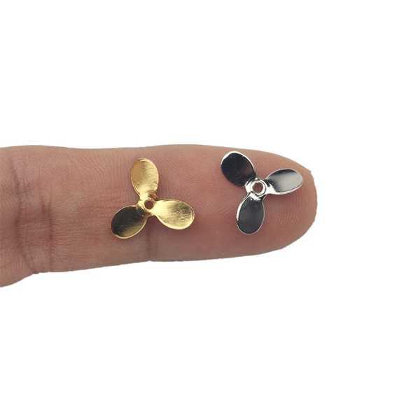 【互換品】釣りルアー用ターボプロペラ 3ブレードプロペラ ハードベイト アクセサリー  釣りフック DIY 20個