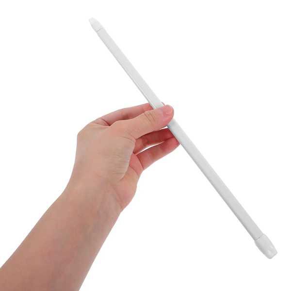 伸縮式シャワーカーテンロッド拡張可能なバスルームレール穴あけ不要テンションポール長さ調節可能強力なサポート多用途