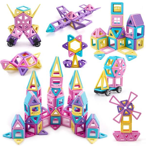 POSO マグネット ブロック 磁石おもちゃ 磁気 マグネット 女の子 おもちゃ 知育