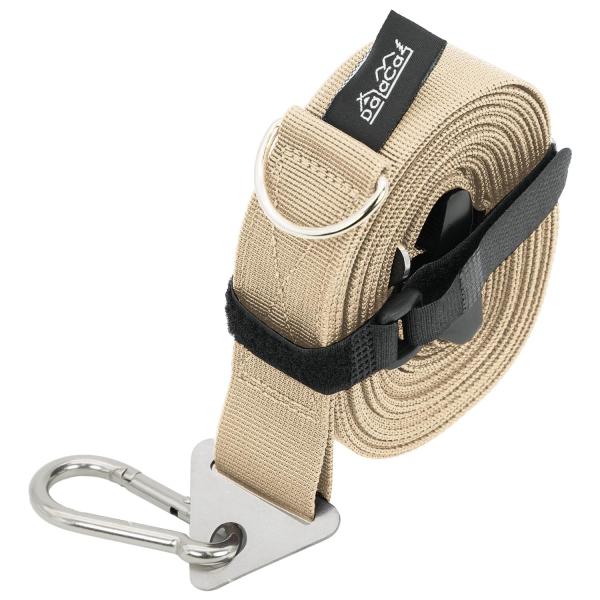 DaLaCa 小川張り タープ延長ベルト セッティングテープ ワンタッチ長さ調整5.2m